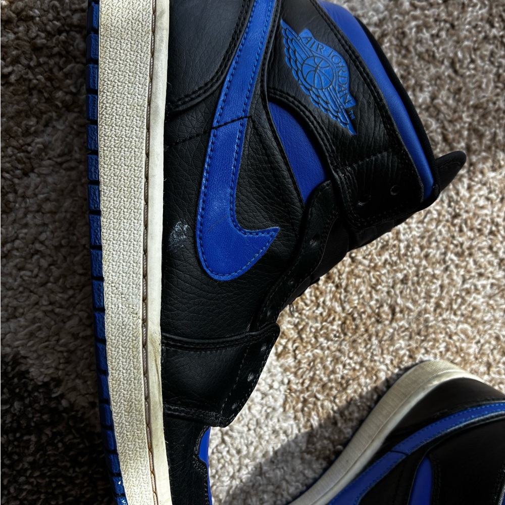 Nike Men's High-Top Sneakers in Black and Blue size 9 - Picture 9 of 10